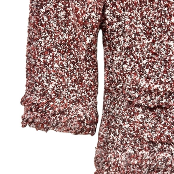 INC International Concepts Maroon Speckled Cardigan Button Down Large 90s Y2K - Picture 5 of 7